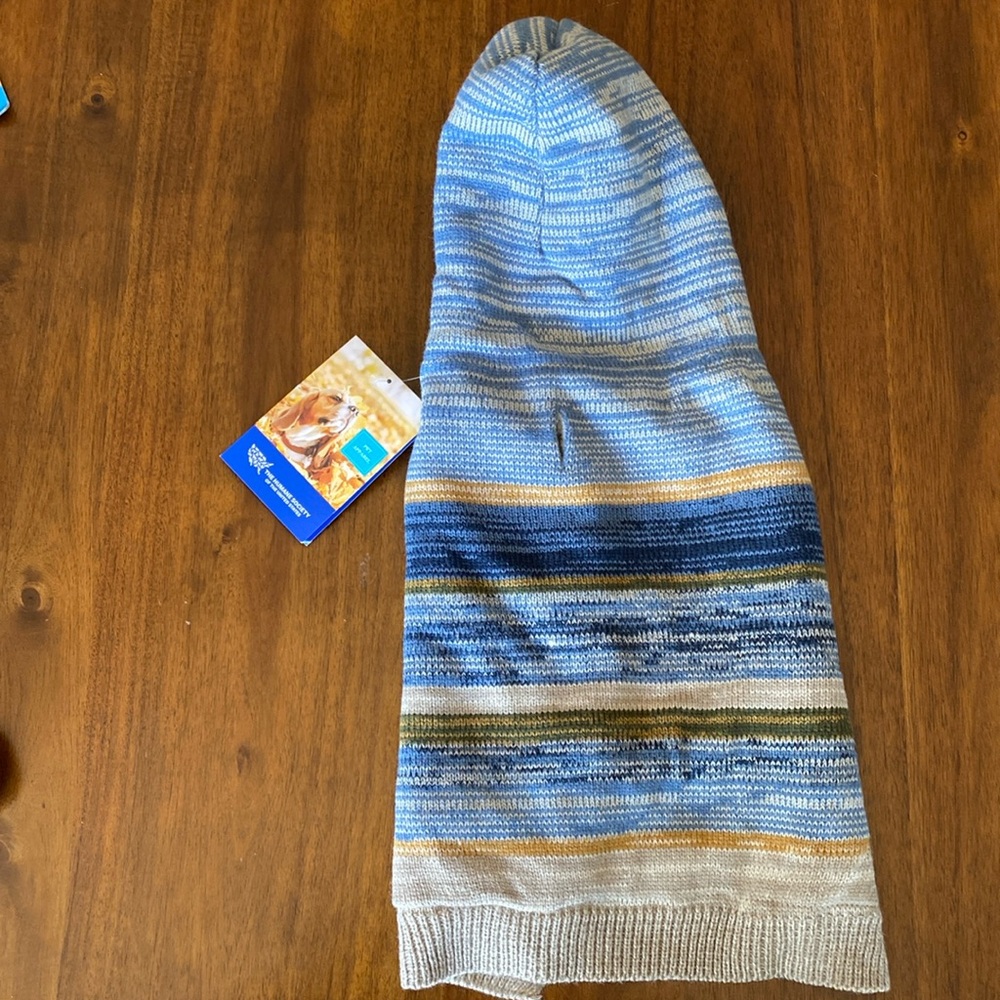 Hooded dog sweater